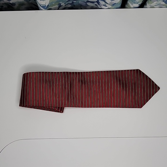 Brooks Brothers silk tie horizontal stripes classic office - Picture 1 of 4